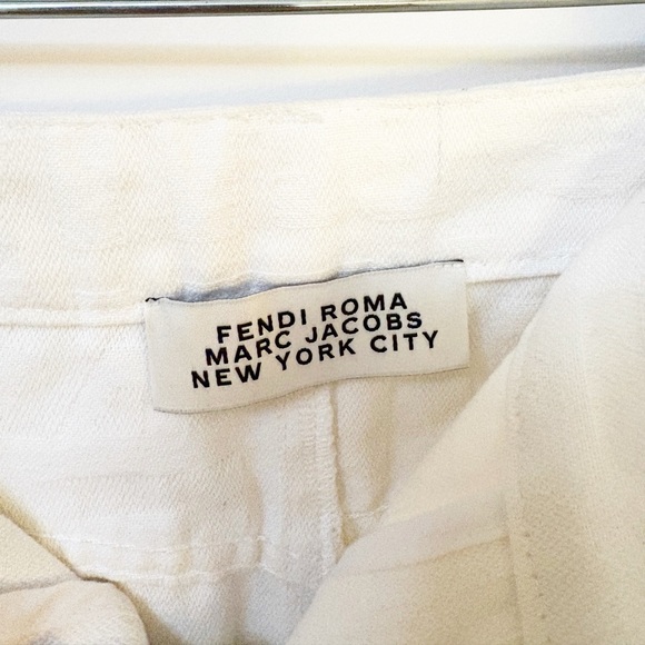 Fendi x Marc Jacob Logo Jean Skirt - Picture 6 of 8